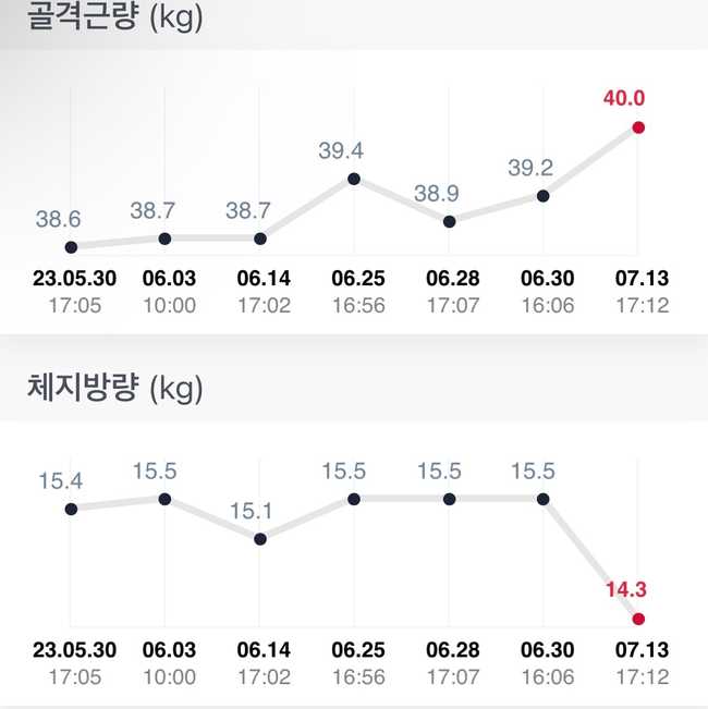 신체 변화